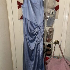 Abercrombie & Fitch Light Blue Maxi Dress
